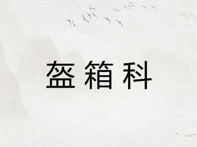 盔箱科