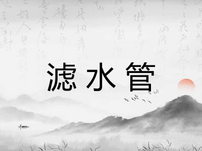 滤水管