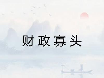 财政寡头