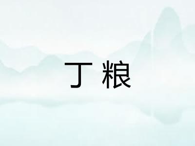 丁粮