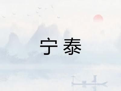 宁泰