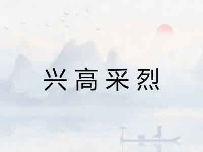 兴高采烈