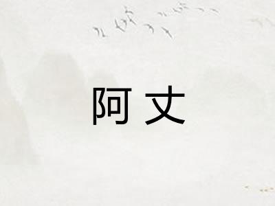 阿丈