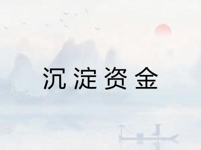 沉淀资金