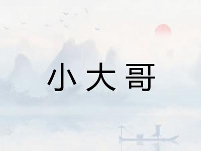 小大哥