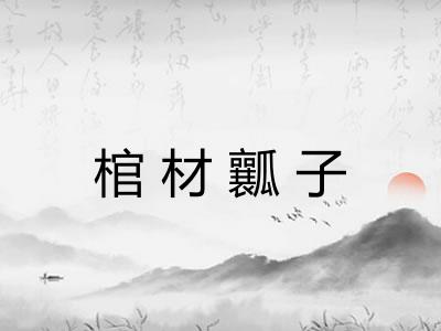 棺材瓤子