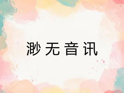 渺无音讯