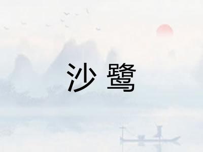 沙鹭