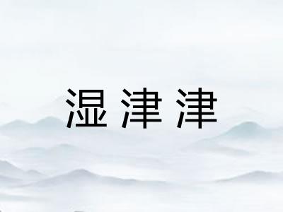 湿津津